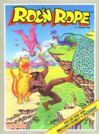 Roc 'N Rope Colecovision  box art